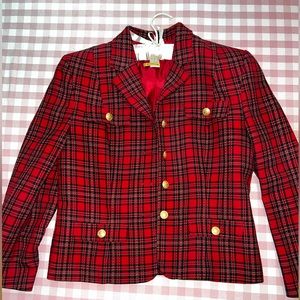 90’s Pendleton plaid Blazer. Wool